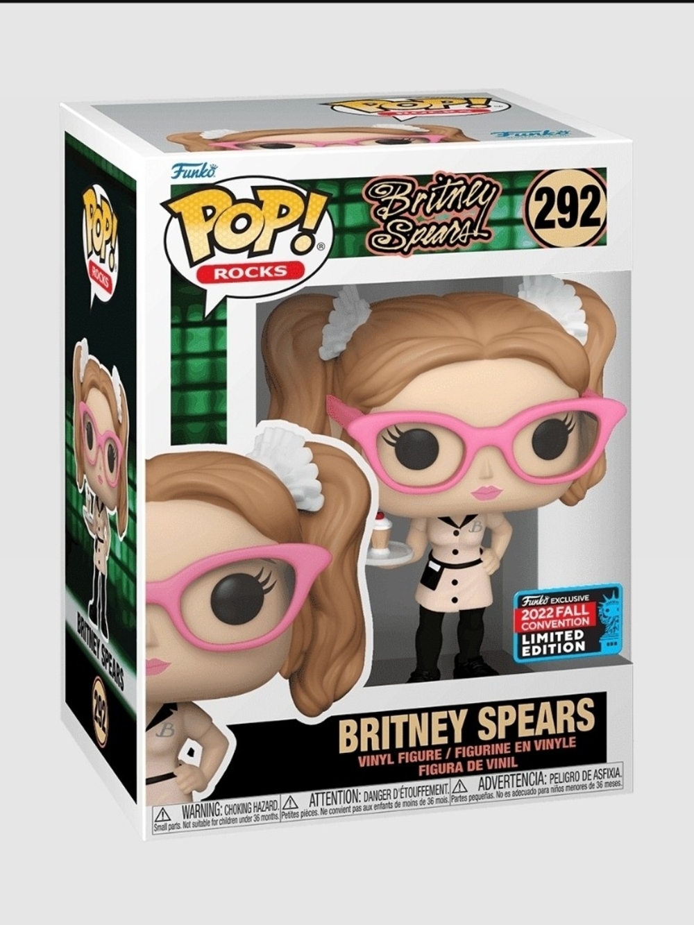 Funko Pop Britney Spears 292,  Fall Convention Exclusive 2022